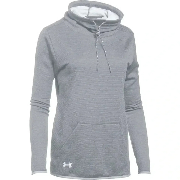 Under Armour novelty cowl neck loose cold gear pullover SZ MED - Picture 1 of 7